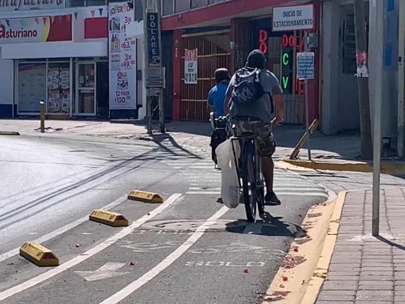 Mala infraestructura de ciclovías riesgo para ciudadanos