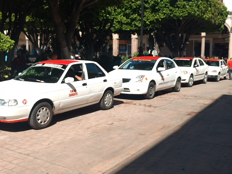 Mala temporada para taxistas de Sahuayo