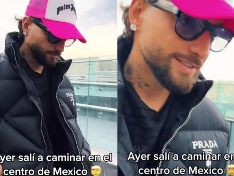 Maluma pasa desapercibido por calles de la CDMX