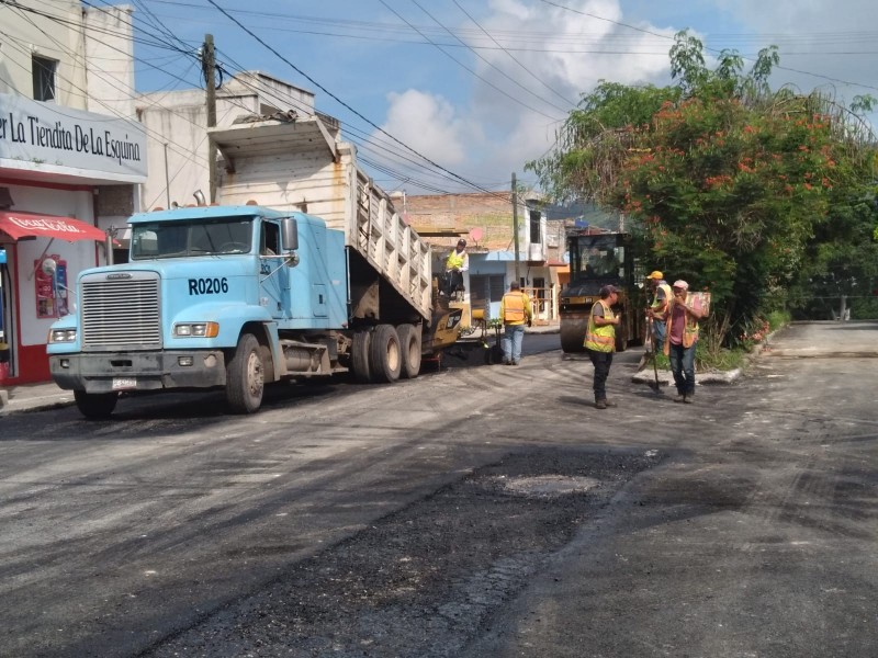 Mañana culminará reencarpetamiento de calle Francisco I. Madero