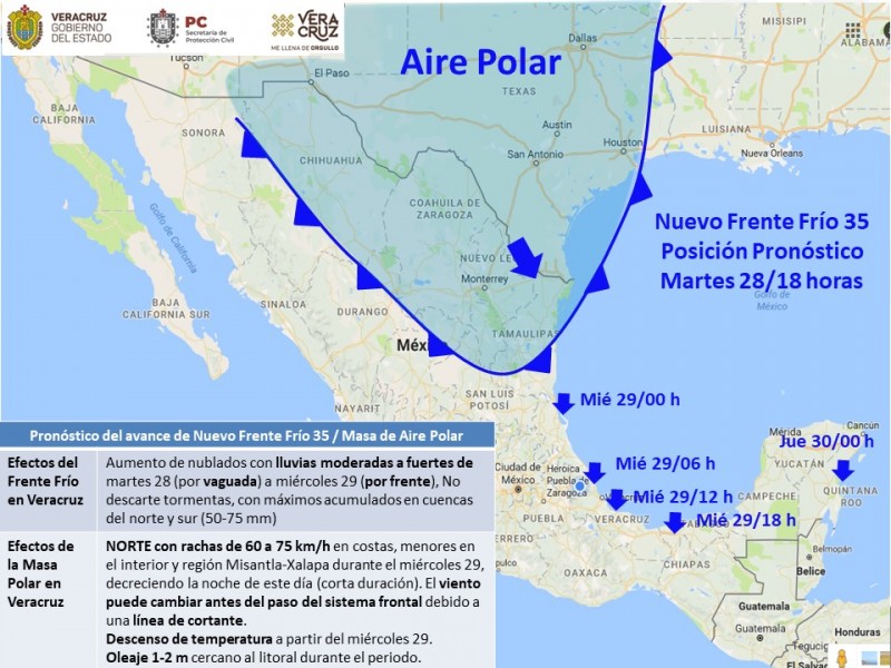 El miércoles evento de Norte en Veracruz