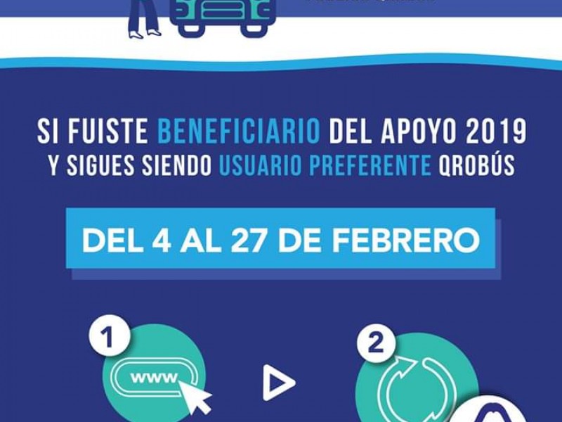 Mañana vence plazo para actualización de Qrobus