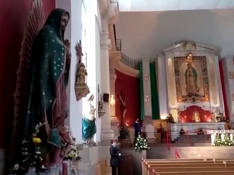 Mañanitas a la Virgen, serán a puerta cerrada