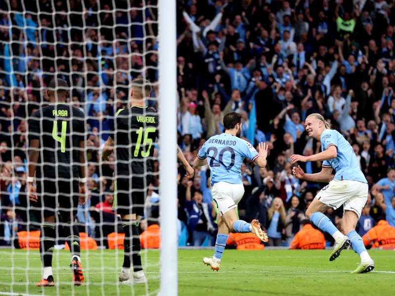 Manchester City finalista tras golear al Real Madrid