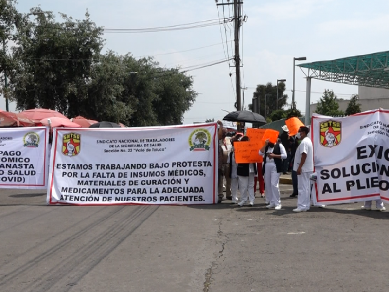 Manifestación personal de salud ISEM sin apoyo al sector salud