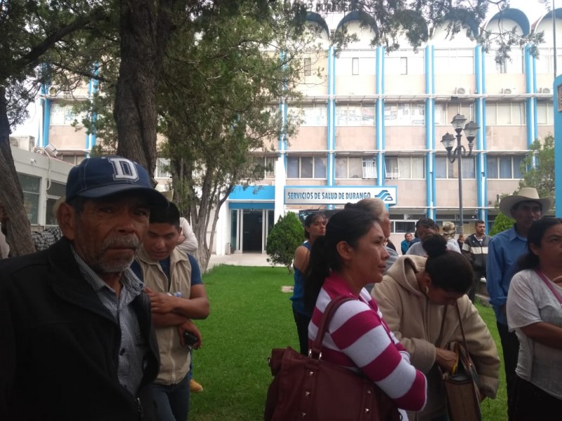 Manifestación por desbasto de medicamento en la SSE