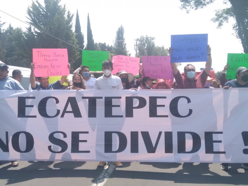 Manifestación por  división de Ecatepec