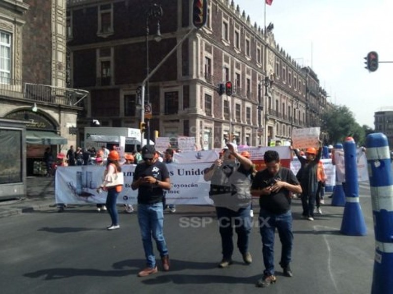 Manifestaciones afectarán la circulación en la CDMX