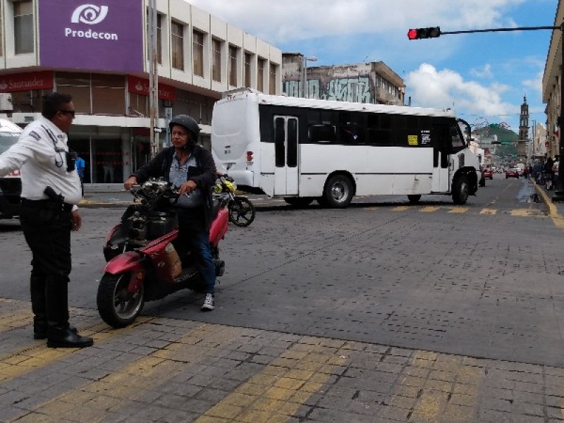 Manifestaciones provocaron caos en el centro histórico