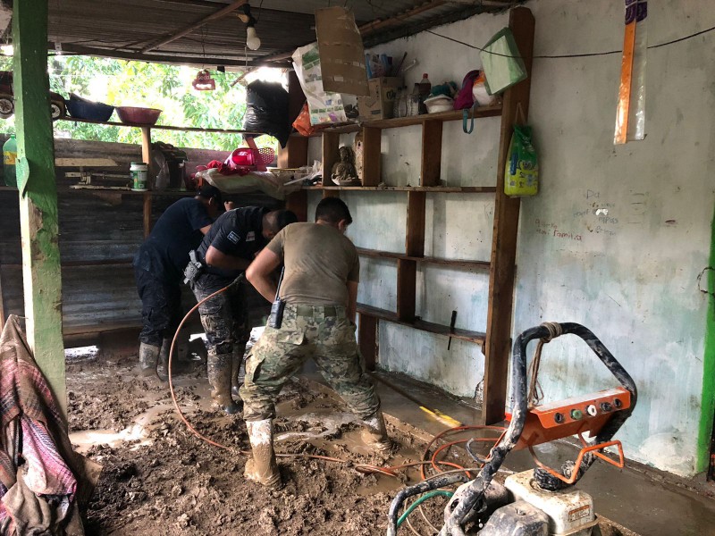 Mantienen acciones de rehabilitación post contingencia en Tuxpan