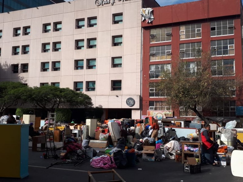 Mantienen 24 horas bloqueo en Arcos de Belén