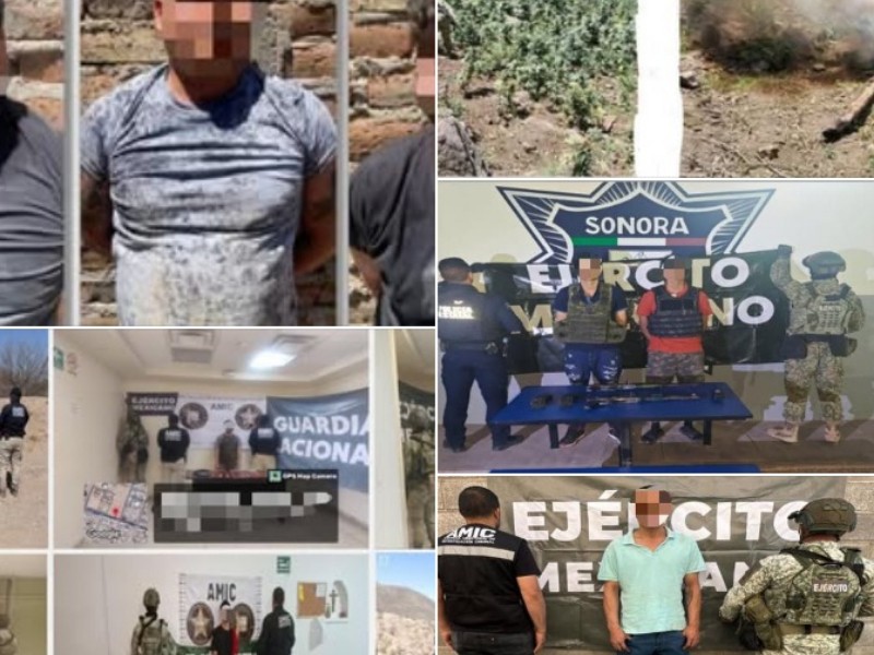 Mantienen operativos y detenciones en municipios del norte de Sonora