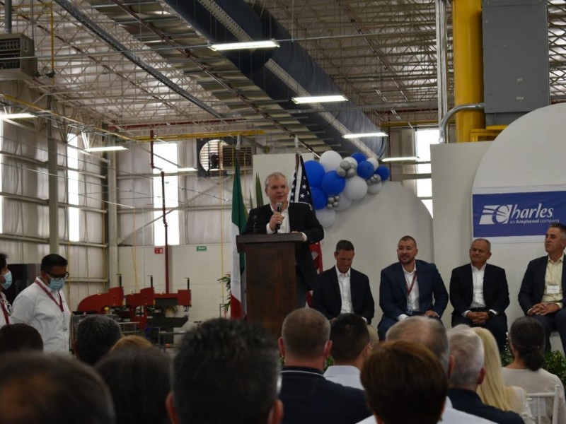 Maquiladora Amphenol inaugura planta Charles Industries