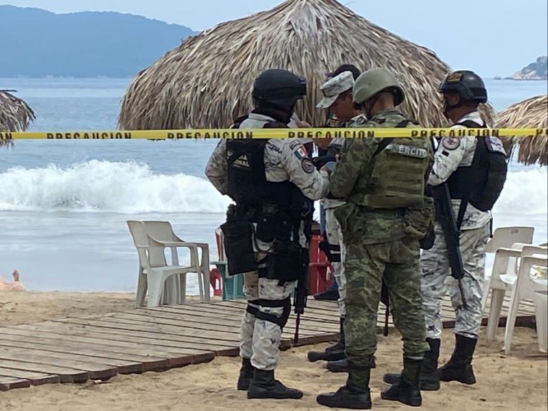 Mar de fondo cobra vida de un hombre en Acapulco