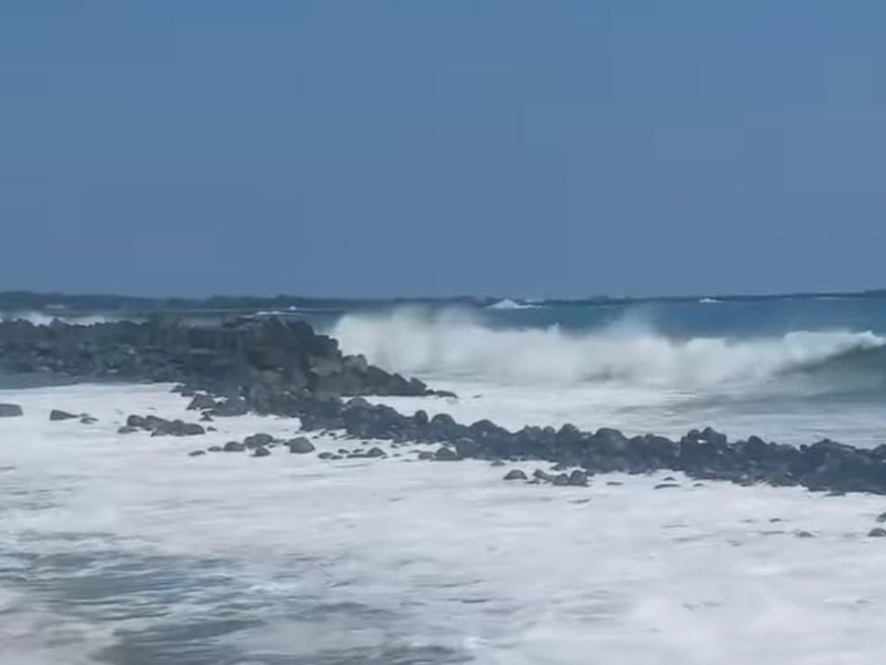 Mar de fondo provocará oleaje alto en toda la costa de Chiapas