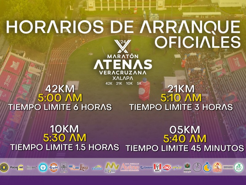 Maratón Atenas Veracruzana sí se realizará