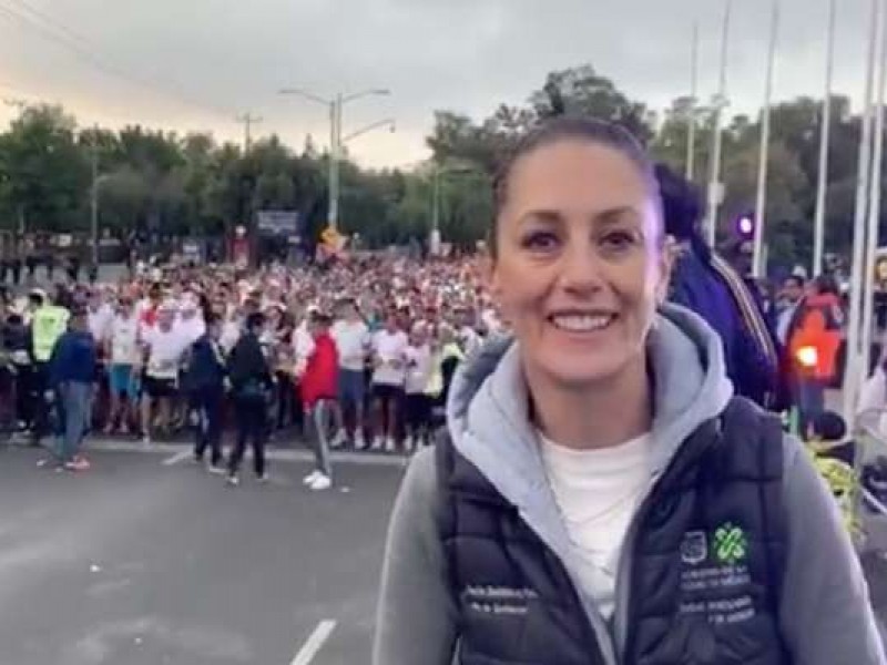 Maratón, un orgullo para la CDMX: Sheinbaum