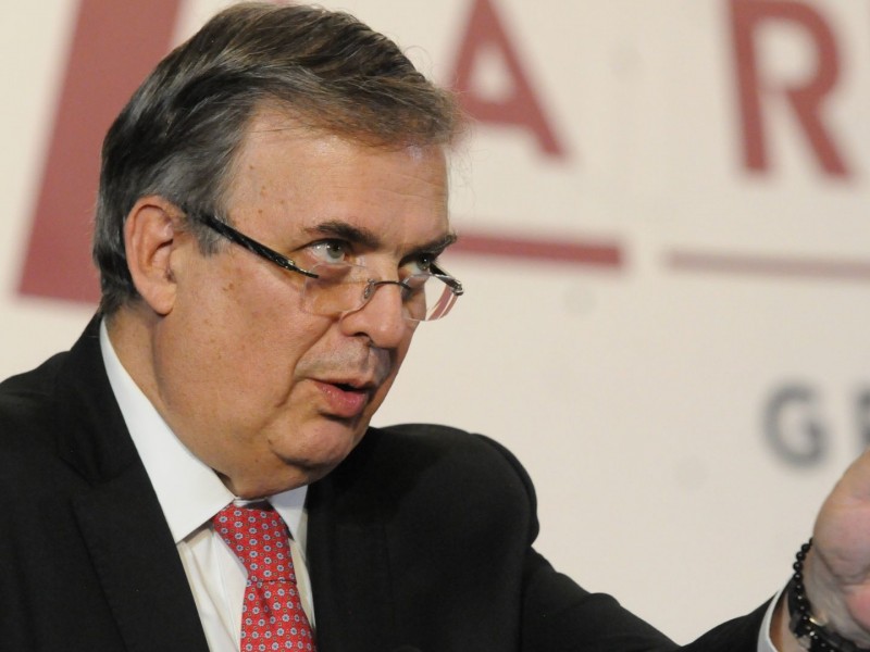Marcelo Ebrard presenta su renuncia como titular de la SRE