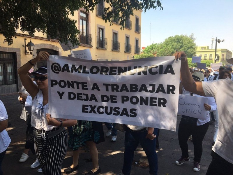 Marcha “anti Amlo” refleja hartazgo social