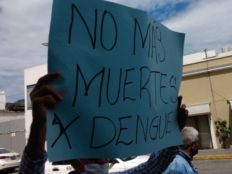 Marcha ciudadanía. Piden nebulizaciones contra el mosquito del dengue