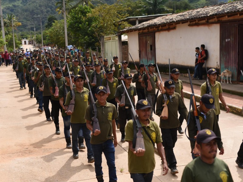 Marcha CRAC-PC por 28 años en Guerrero