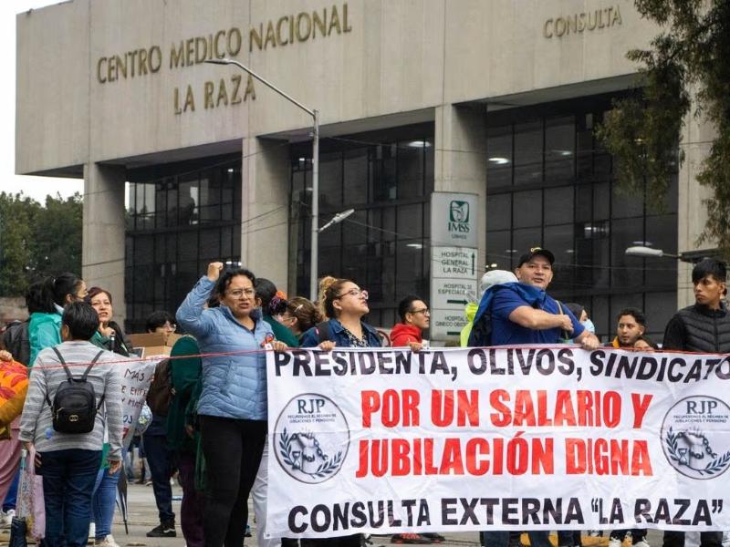 Marcha de trabajadores del IMSS en CDMX: horario, ruta y cierres viales