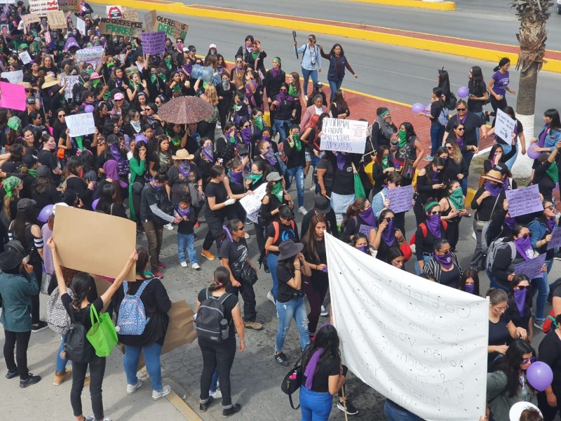 Marcha feminista y Paro Nacional representan un hecho histórico