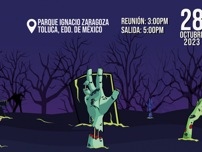 Marcha Monsters & Zombies en Toluca