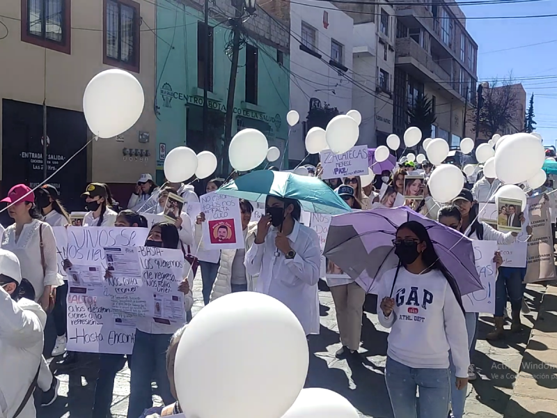 Marcha por la desaparición de jóvenes