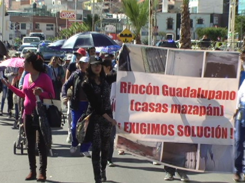 ﻿Marcha Rincón Guadalupano, autoridades continúan calladas