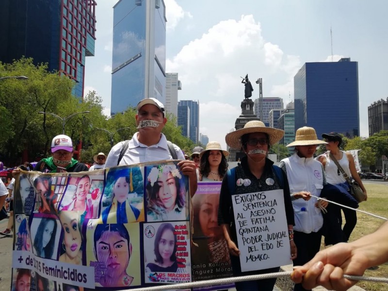 Marcha silenciosa por feminicidios