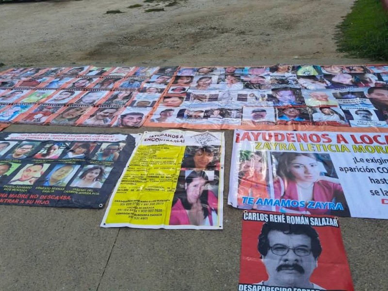 Marchan colectivos de búsqueda en Oaxaca, exigen justicia por sus desaparecidos