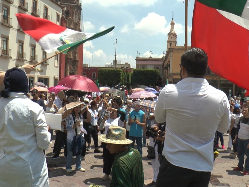 Marchan contra elección del Poder Judicial