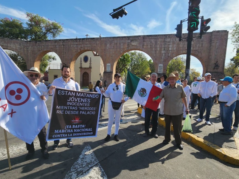 Marchan en Cdmx contra inseguridad