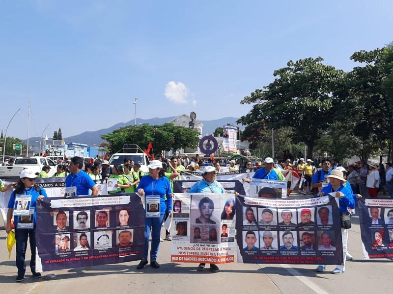 Marchan en Oaxaca por víctimas de desapariciones forzadas