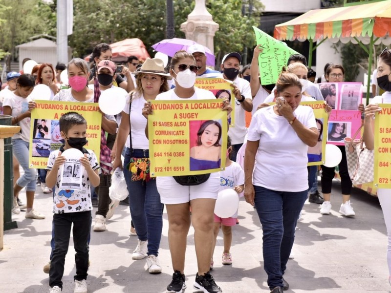 Marchan en Torreón por desaparición de Sugey