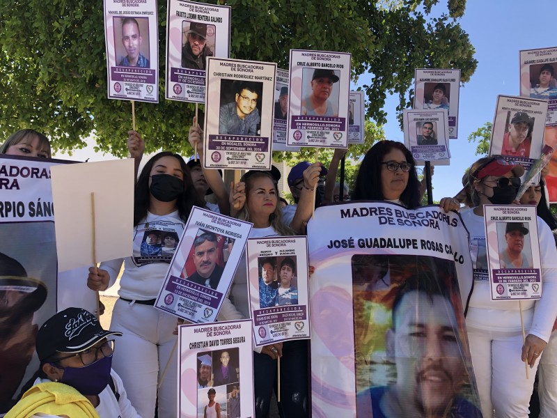 Marchan Madres de desaparecidos, no hay nada que festejar