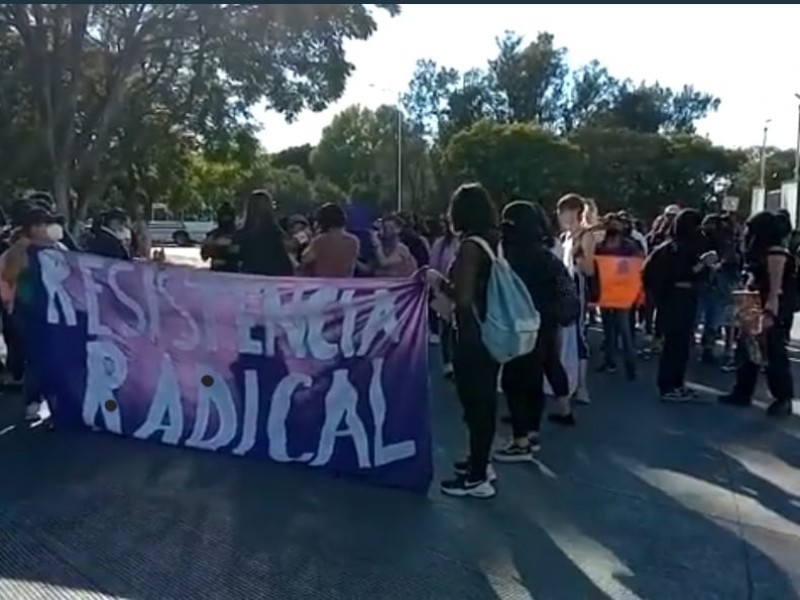 Marchan mujeres en el día contra la violencia