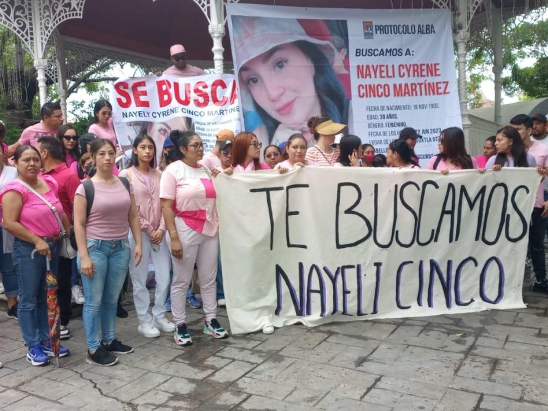 Marchan pidiendo aparición de Nayeli Cyrene en Tuxtla