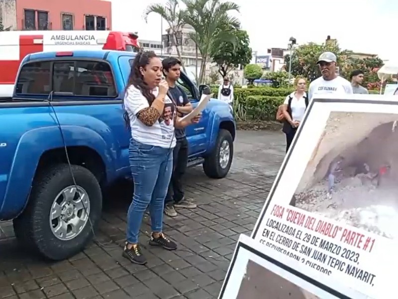 Marchan por la dignidad; familias exigen justicia ante desapariciones en Nayarit