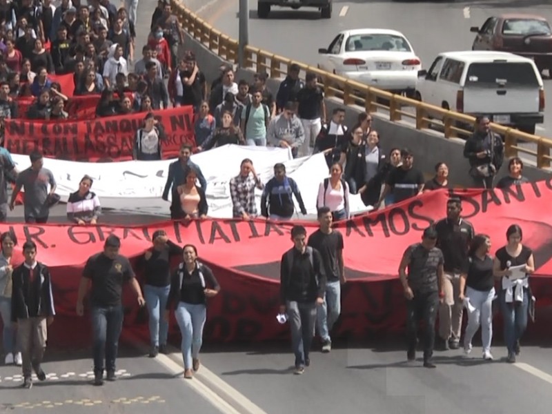 Marchan San Marqueños para exigir justicia