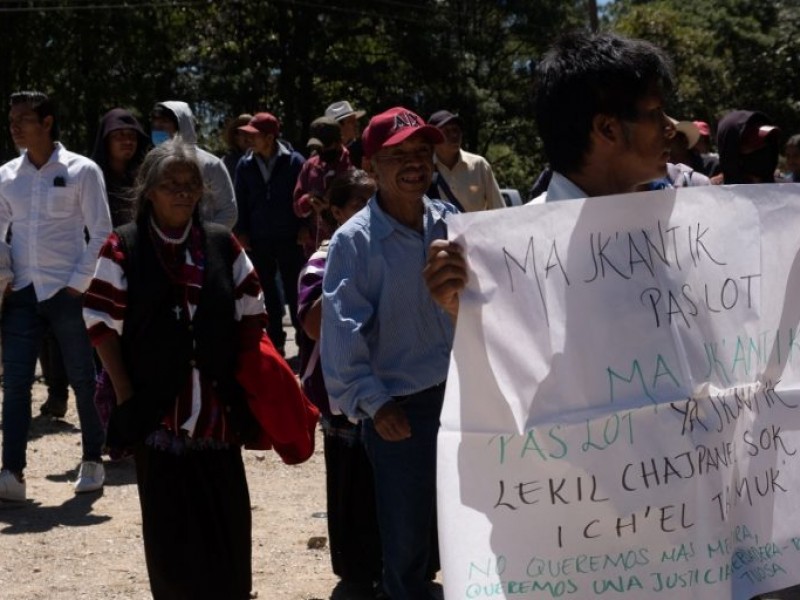 Marchan tseltales por la liberación de reos