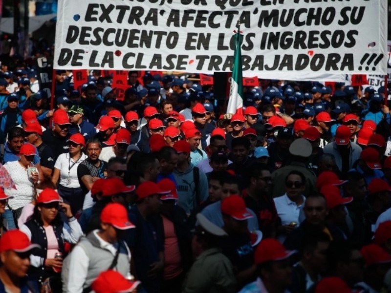 Marchas por el Día del Trabajo en Ciudad de México