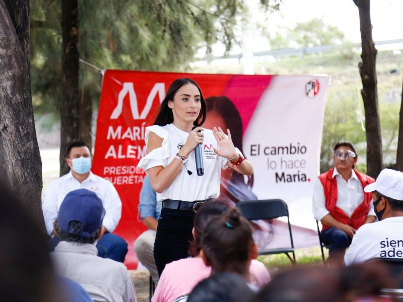 María Alemán pide confiar en su propuesta para mejorar Querétaro