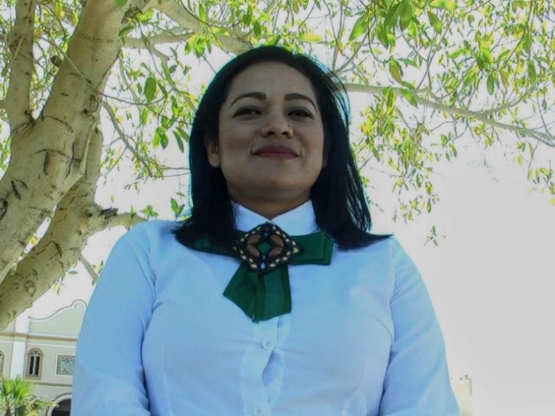 María de Jesús  Cruz Medina, candidata a diputada federal del distrito 2 por partido verde ecologista