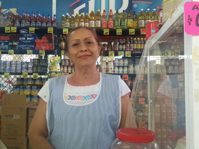 María, de las fundadoras de mercado Manuel Álvarez