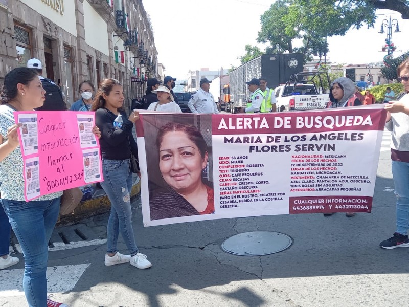 María de los Ángeles, desaparecida en Zacapu hace 6 días