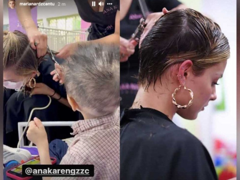 Video: Mariana Rodríguez se corta cabello por niños con cáncer