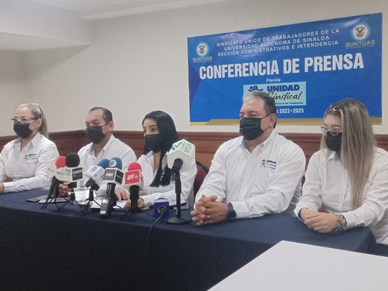 Maricela Pérez busca seguir dirigiendo el SUNTUAS administrativos e intendencia