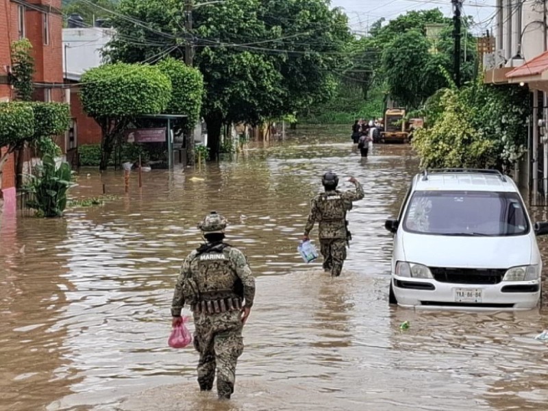 Marina detalla cómo se formaron las lluvias que causaron inundaciones